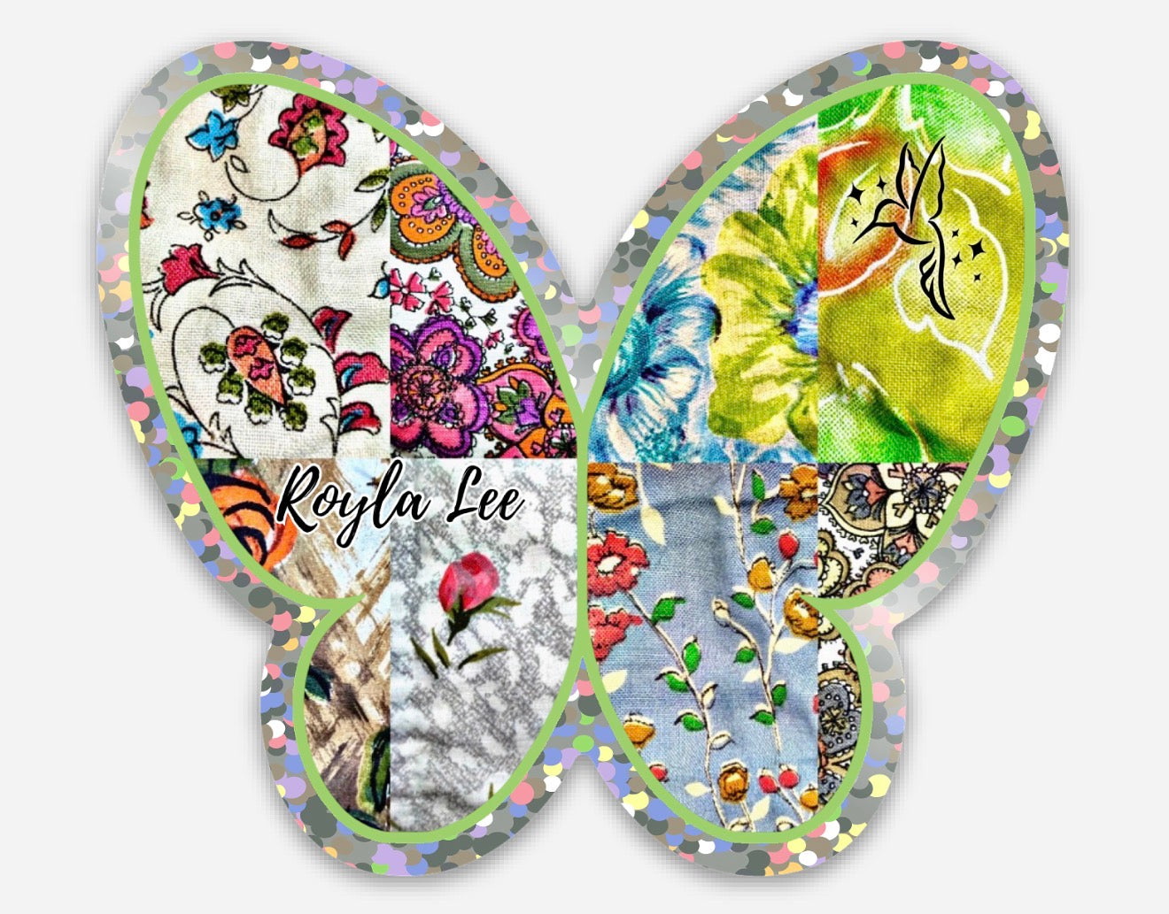 STICKER: Quilted Butterfly