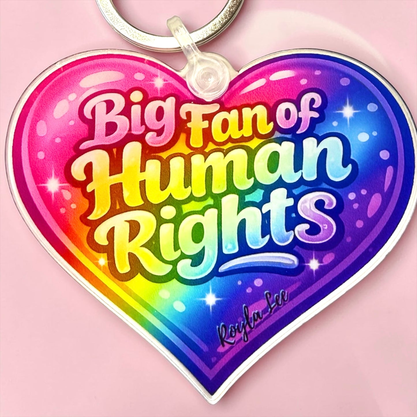 KEYCHAIN: Big Fan of Human Rights