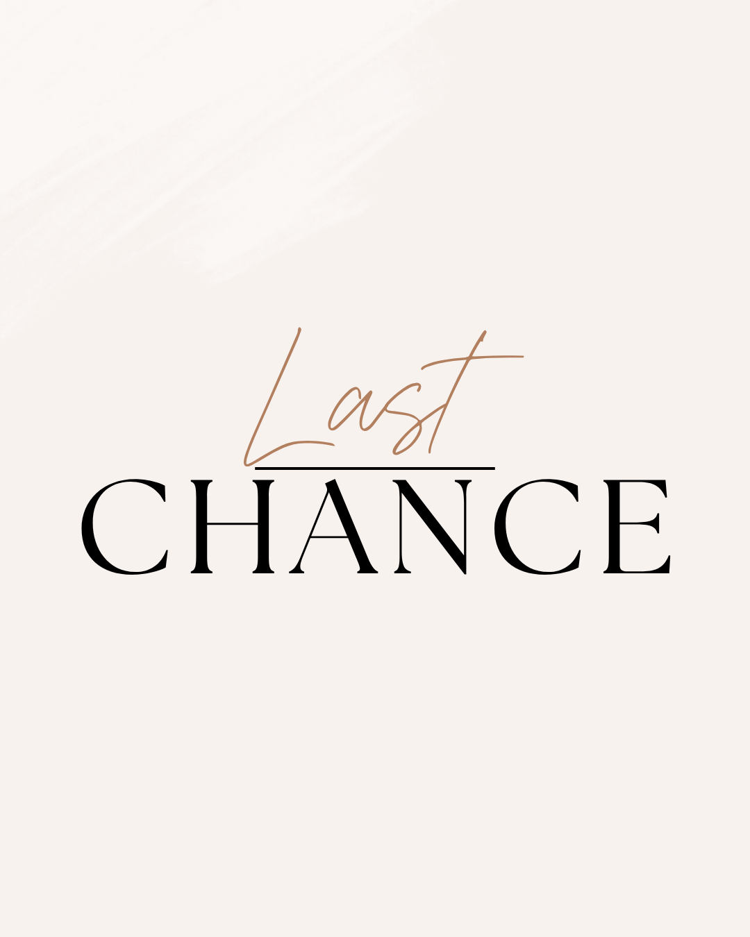 Last Chance