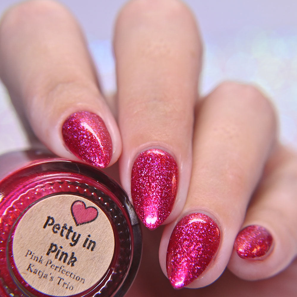 PREORDER: Petty in Pink (holographic flake)