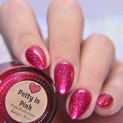 PREORDER: Petty in Pink (holographic flake)