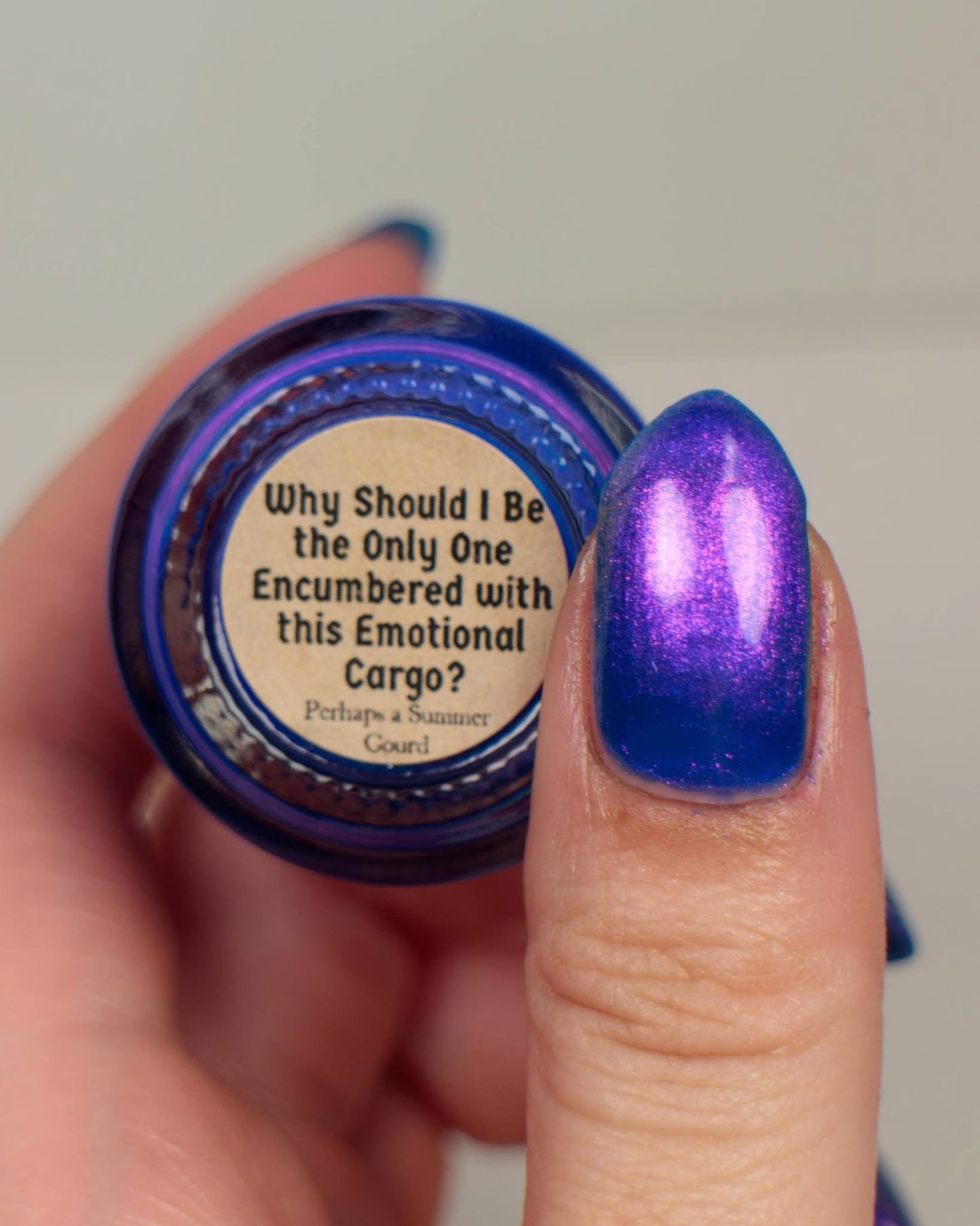 LAST CHANCE: Why Should I be the Only One Encumbered with this Emotional Cargo?