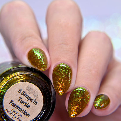 PREORDER: Polish for Paws - 3 Snaps in Turtle Formation