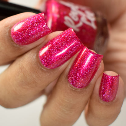 PREORDER: Petty in Pink (holographic flake)