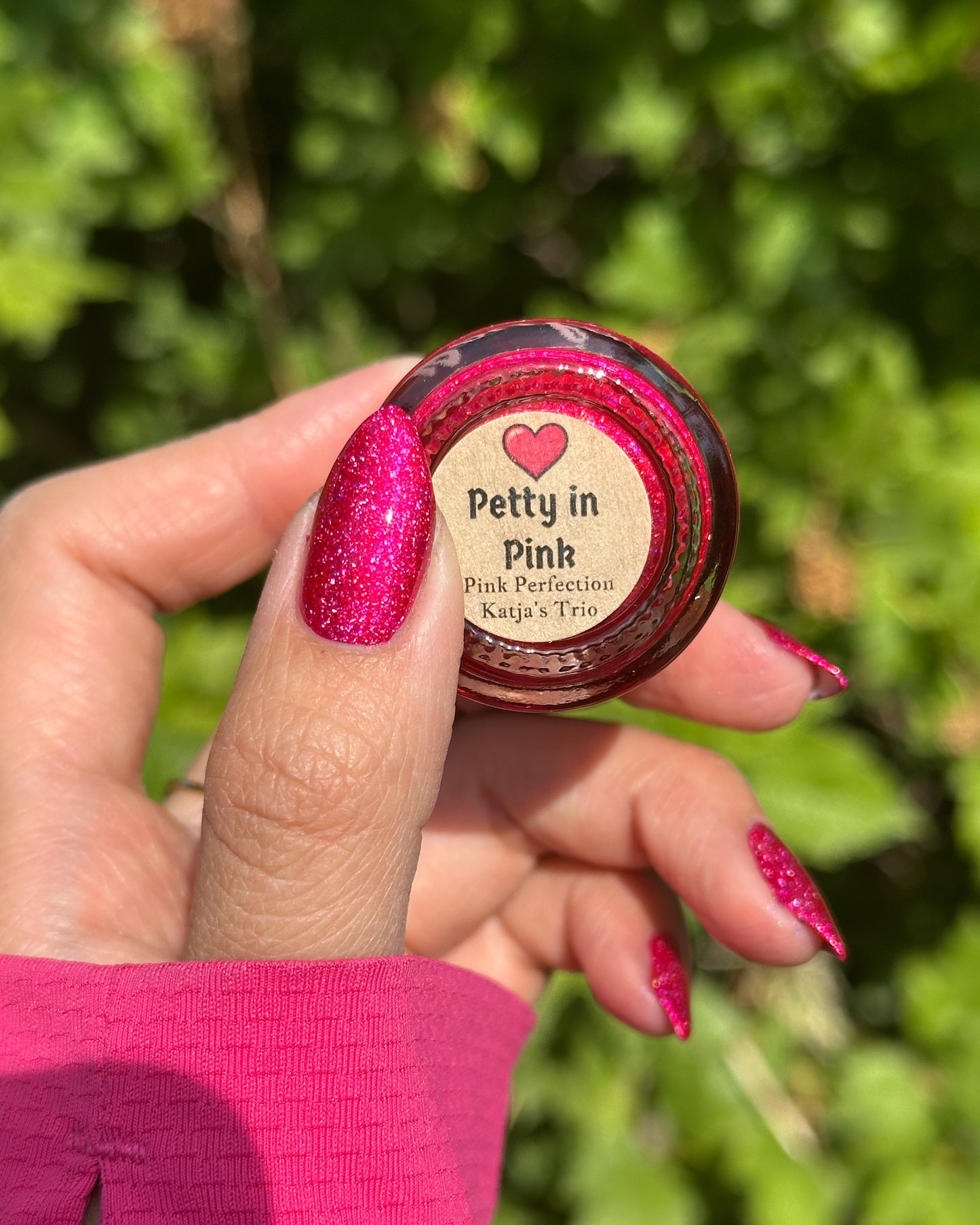 PREORDER: Petty in Pink (holographic flake)