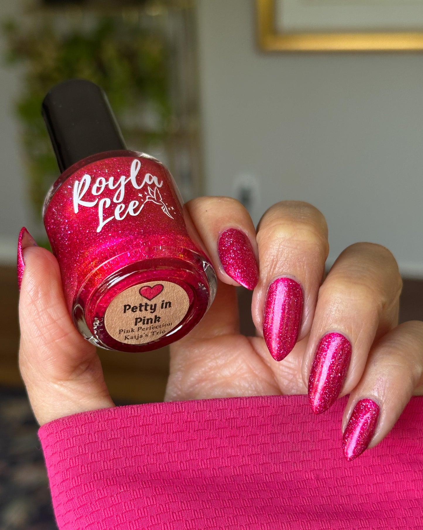 PREORDER: Petty in Pink (holographic flake)