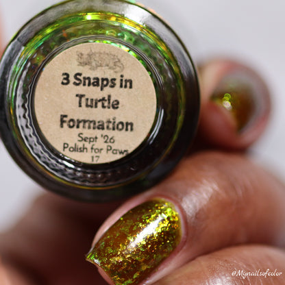 PREORDER: Polish for Paws - 3 Snaps in Turtle Formation